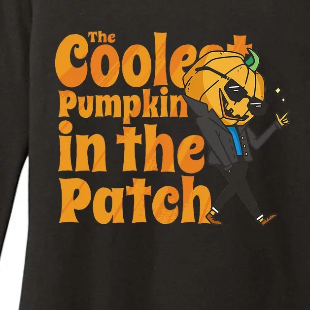 The Coolest Pumpkin In The Patch Pumpkin Halloween Womens CVC Long Sleeve Shirt