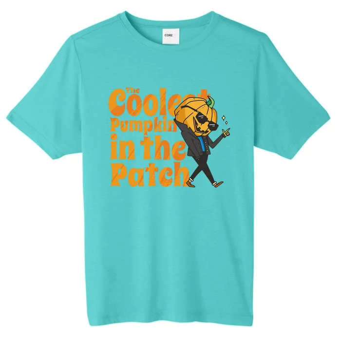 The Coolest Pumpkin In The Patch Pumpkin Halloween ChromaSoft Performance T-Shirt