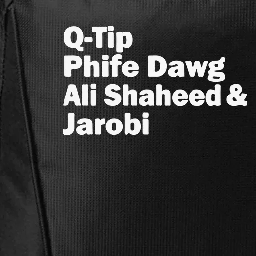 TRIBE CALLED QUEST NAMES City Backpack