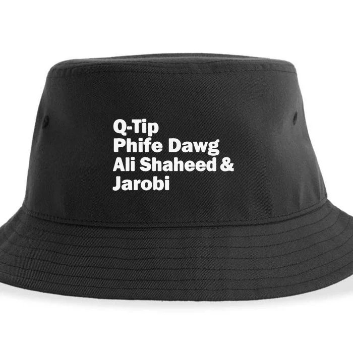 TRIBE CALLED QUEST NAMES Sustainable Bucket Hat