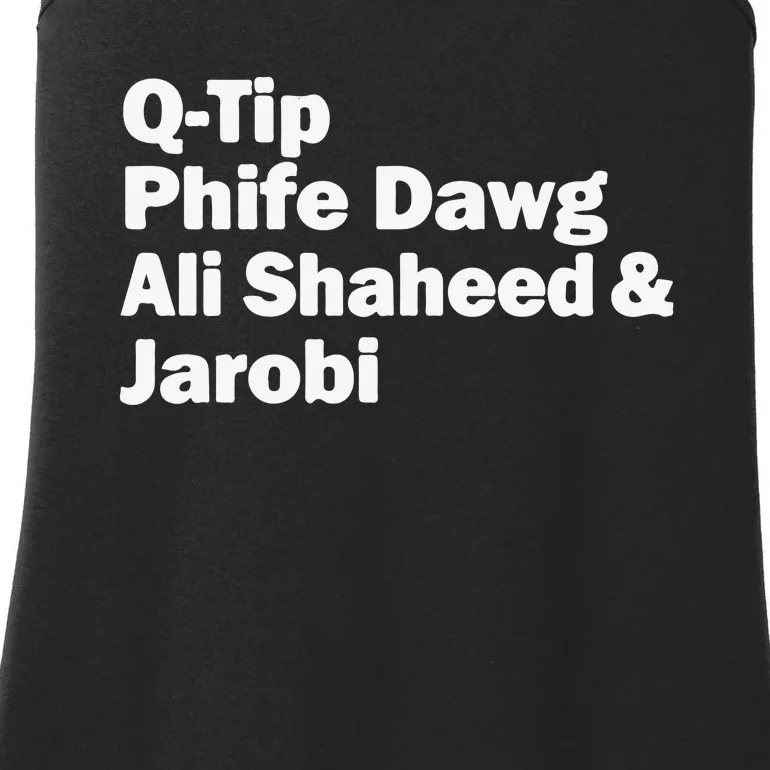 TRIBE CALLED QUEST NAMES Ladies Essential Tank