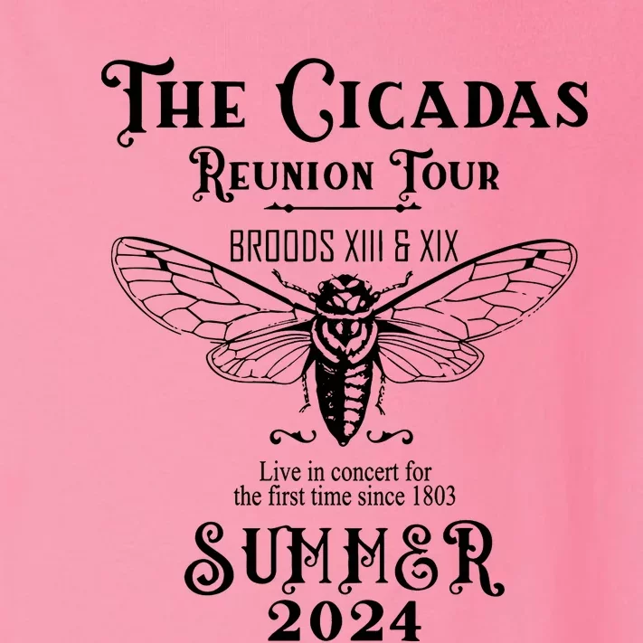 The Cicadas Reunion Summer 2024 Toddler Long Sleeve Shirt