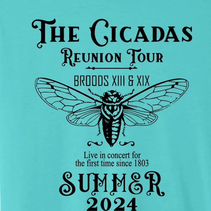 The Cicadas Reunion Summer 2024 ChromaSoft Performance T-Shirt