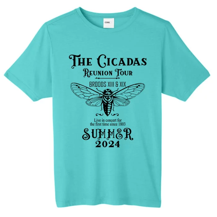 The Cicadas Reunion Summer 2024 ChromaSoft Performance T-Shirt