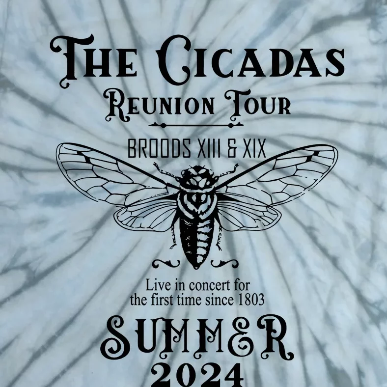 The Cicadas Reunion Summer 2024 Tie-Dye T-Shirt