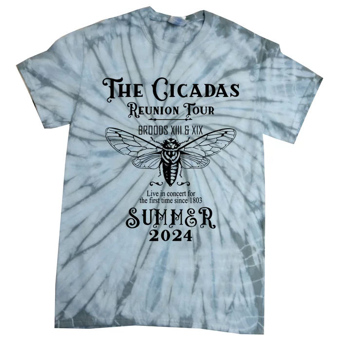 The Cicadas Reunion Summer 2024 Tie-Dye T-Shirt