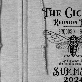 The Cicadas Reunion Summer 2024 Full Zip Hoodie