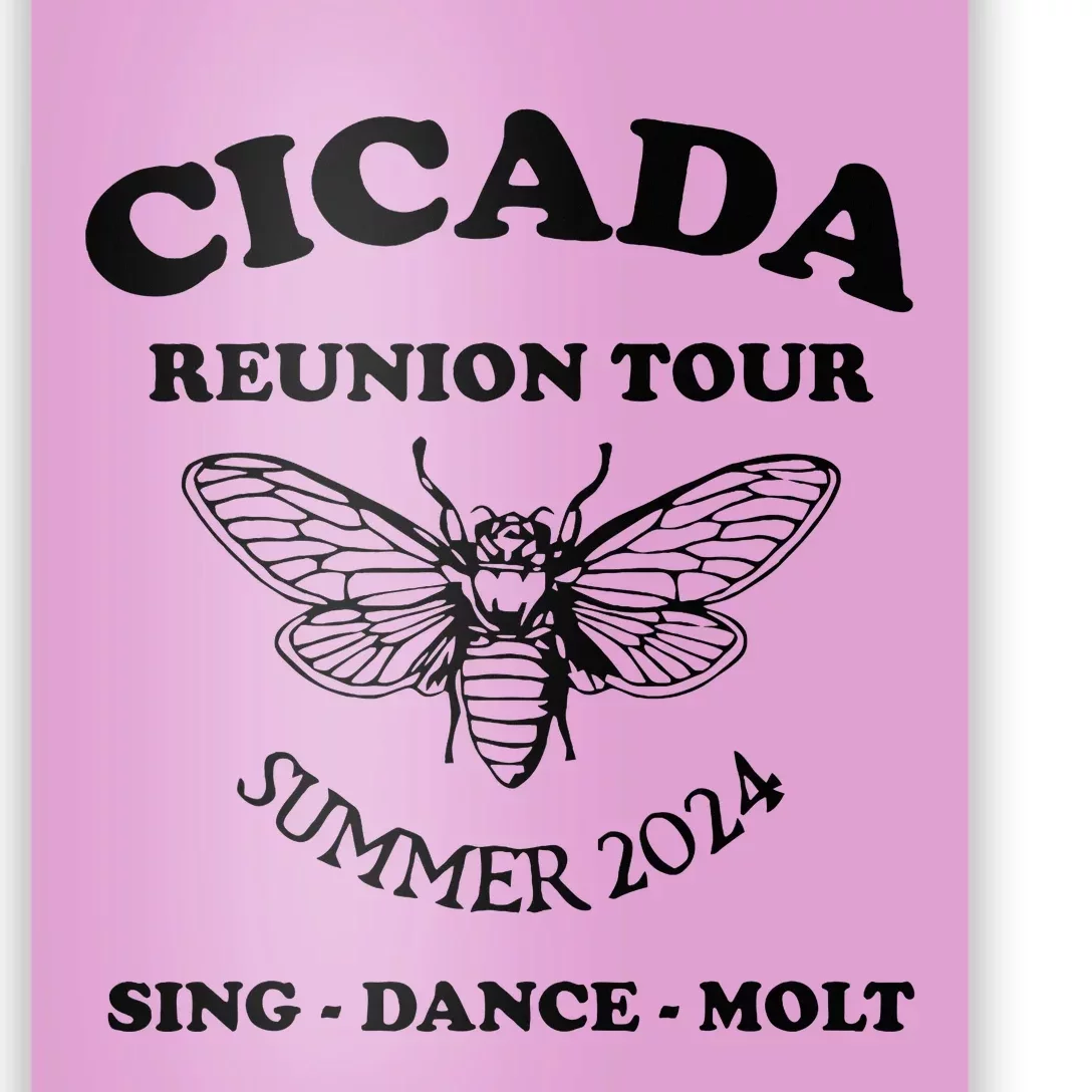 The Cicada Reunion U.S 2024 Cicada Concert Fest Lover Poster