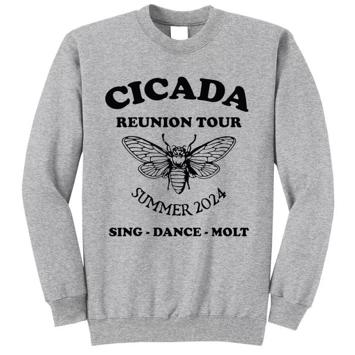 The Cicada Reunion U.S 2024 Cicada Concert Fest Lover Tall Sweatshirt