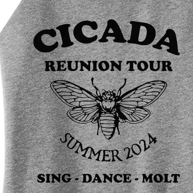 The Cicada Reunion U.S 2024 Cicada Concert Fest Lover Women’s Perfect Tri Rocker Tank