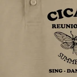 The Cicada Reunion U.S 2024 Cicada Concert Fest Lover Dry Zone Grid Performance Polo