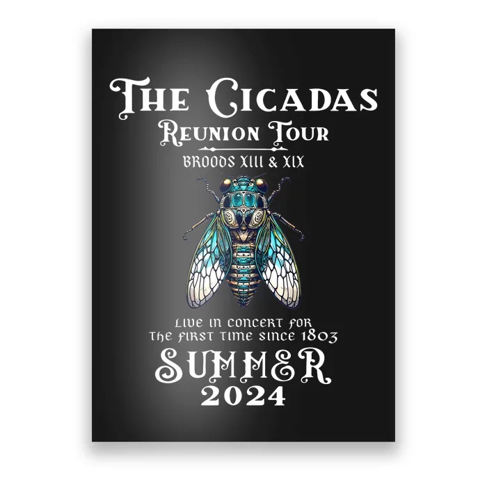 The Cicada Reunion U.S 2024 Cicada Concert Fest Lover Poster