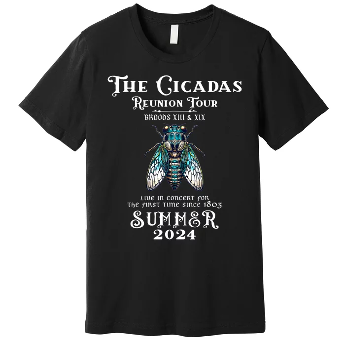 The Cicada Reunion U.S 2024 Cicada Concert Fest Lover Premium T-Shirt