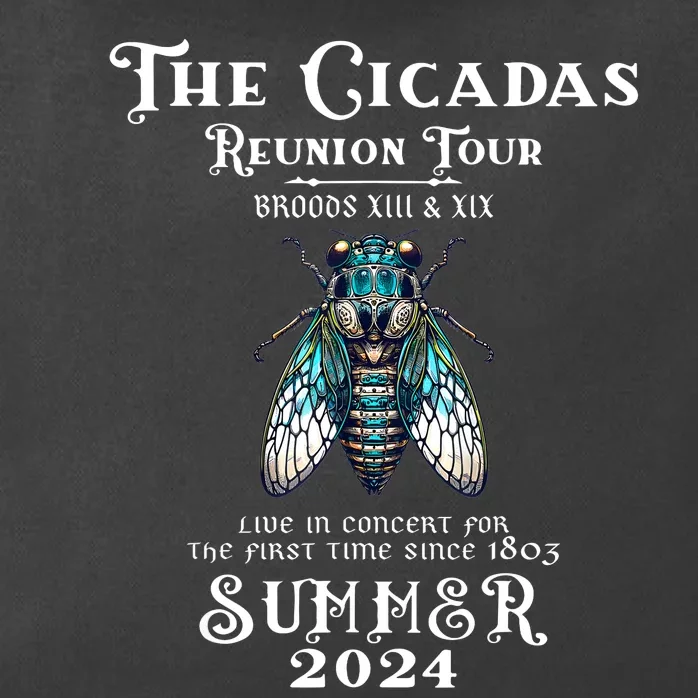 The Cicada Reunion U.S 2024 Cicada Concert Fest Lover Zip Tote Bag