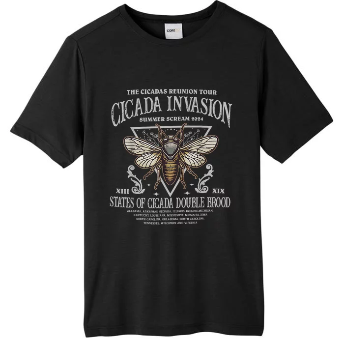 The Cicadas Reunion Cicadas Invasion Summer Scream 2024 ChromaSoft Performance T-Shirt