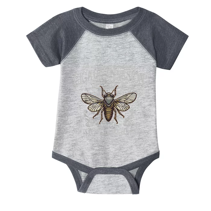 The Cicadas Reunion Cicadas Invasion Summer Scream 2024 Infant Baby Jersey Bodysuit