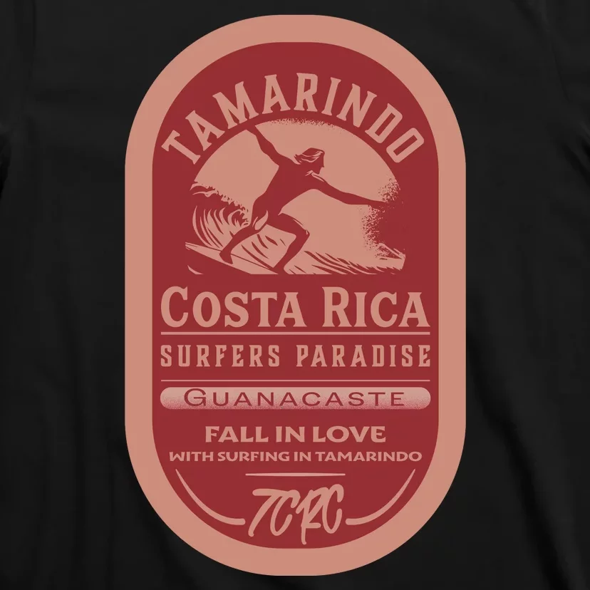 Tamarindo Costa Rica Surf Vintage Label T-Shirt