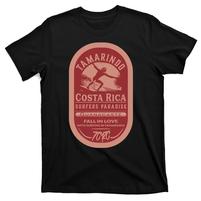 Tamarindo Costa Rica Surf Vintage Label T-Shirt