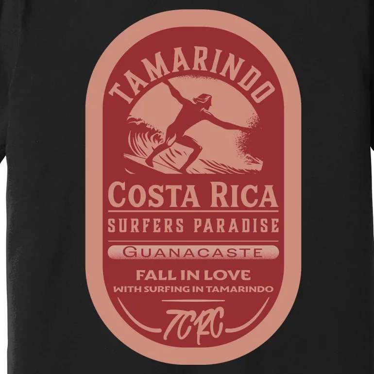 Tamarindo Costa Rica Surf Vintage Label Premium T-Shirt