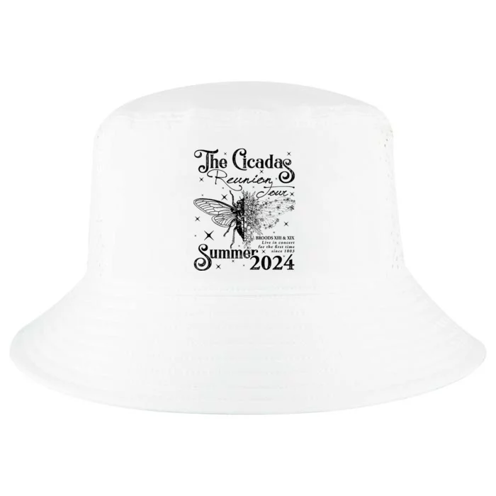 The Cicadas Reunion Summer 2024 Cicada Nature Lover Cool Comfort Performance Bucket Hat