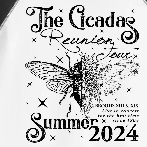 The Cicadas Reunion Summer 2024 Cicada Nature Lover Toddler Fine Jersey T-Shirt