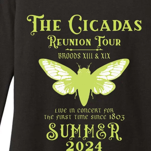 The Cicada Reunion U.S 2024 Cicada Concert Womens CVC Long Sleeve Shirt