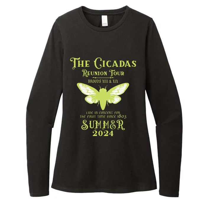 The Cicada Reunion U.S 2024 Cicada Concert Womens CVC Long Sleeve Shirt