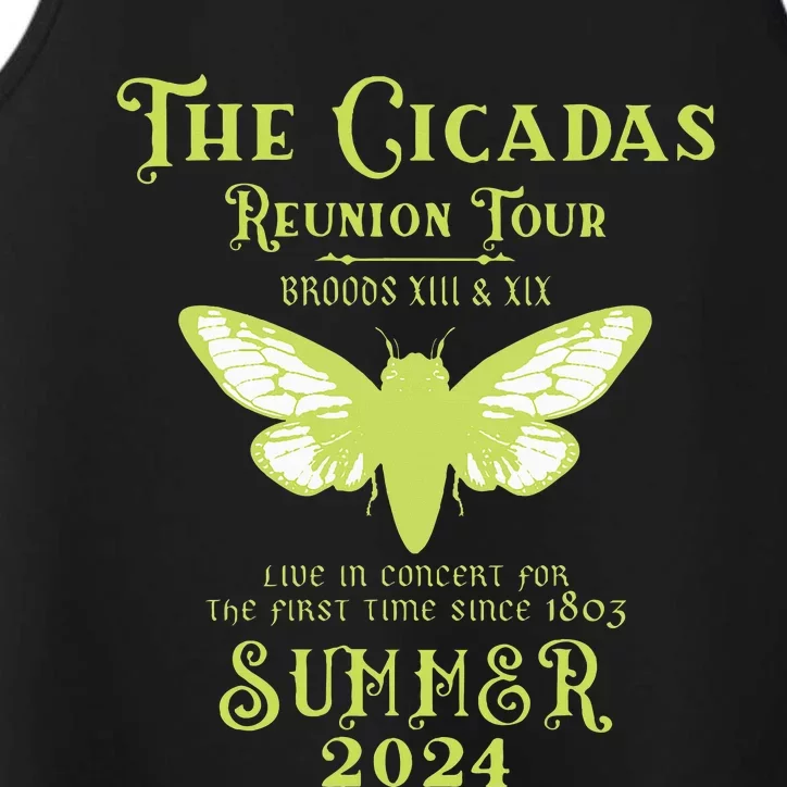 The Cicada Reunion U.S 2024 Cicada Concert Performance Tank