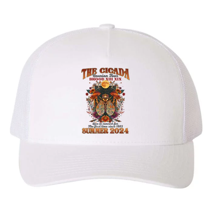 The Cicada Reunion 2024 Cicada Concert Yupoong Adult 5-Panel Trucker Hat