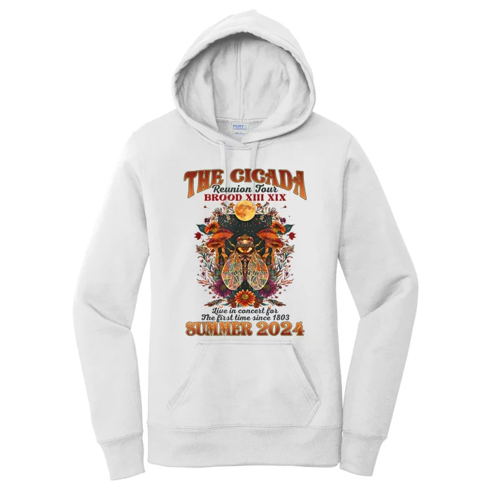 The Cicada Reunion 2024 Cicada Concert Women's Pullover Hoodie