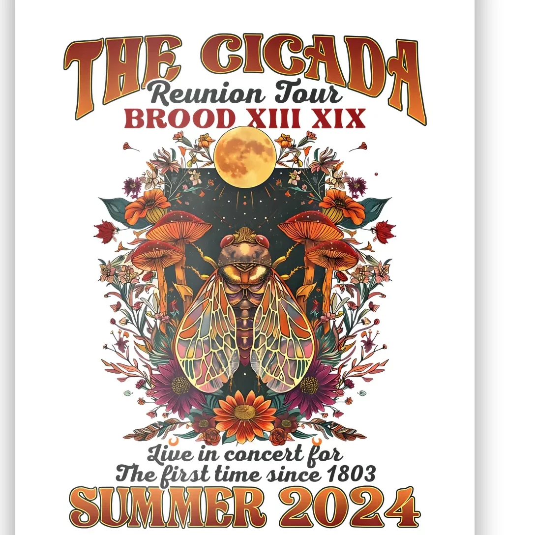 The Cicada Reunion 2024 Cicada Concert Poster