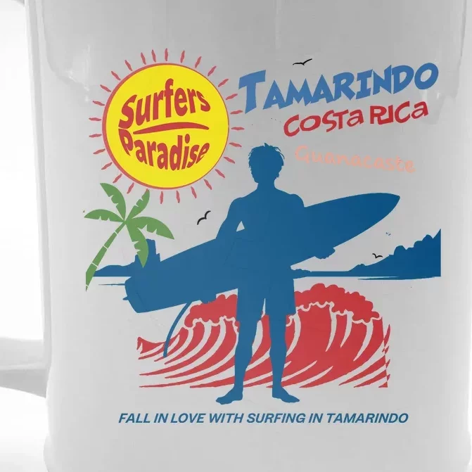 Tamarindo Costa Rica Surfer Front & Back Beer Stein