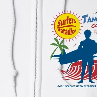 Tamarindo Costa Rica Surfer Full Zip Hoodie