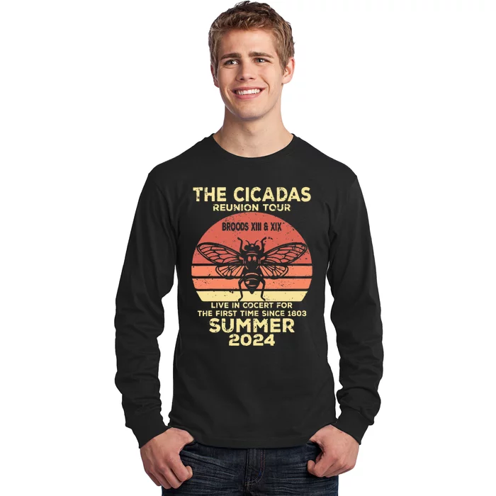 The Cicada Reunion 2024 Cicada Concert Fest Lover Long Sleeve Shirt