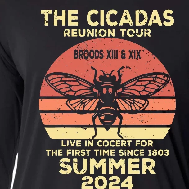 The Cicada Reunion 2024 Cicada Concert Fest Lover Cooling Performance Long Sleeve Crew