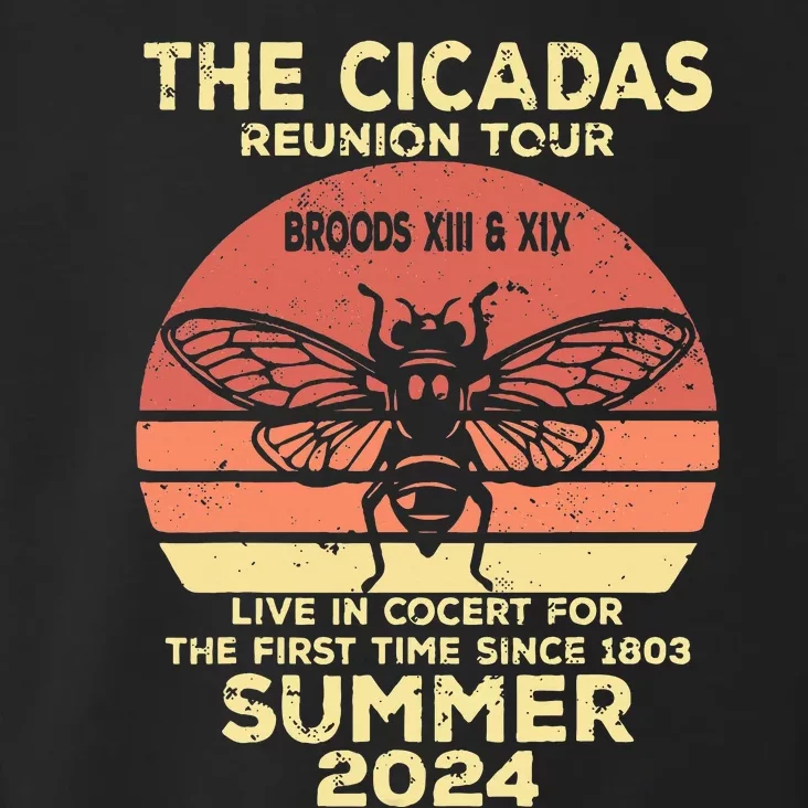 The Cicada Reunion 2024 Cicada Concert Fest Lover Toddler Hoodie