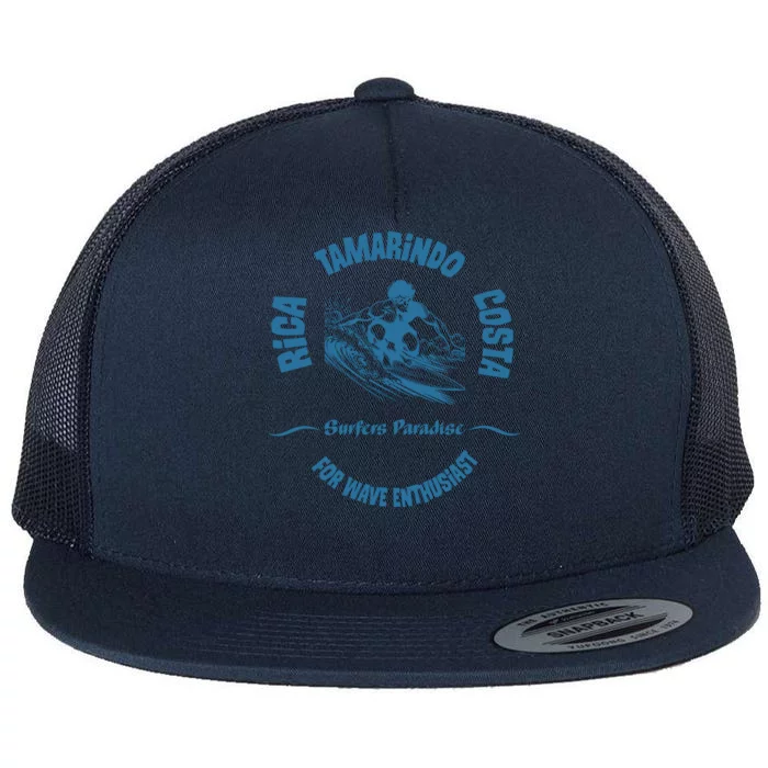 Tamarindo Costa Rica Flat Bill Trucker Hat