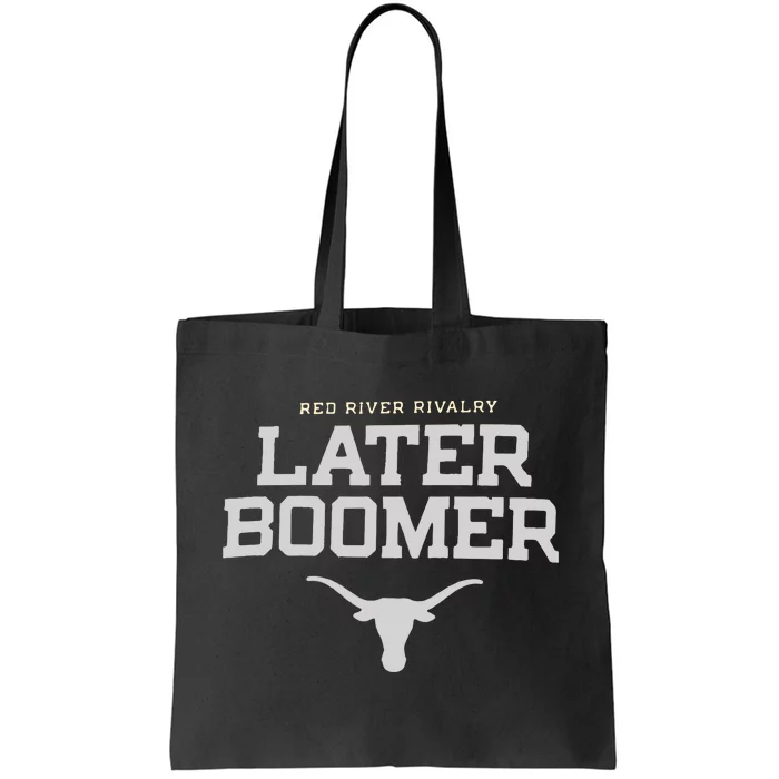 Texas Champion Red River Rivalry Slogan Tote Bag