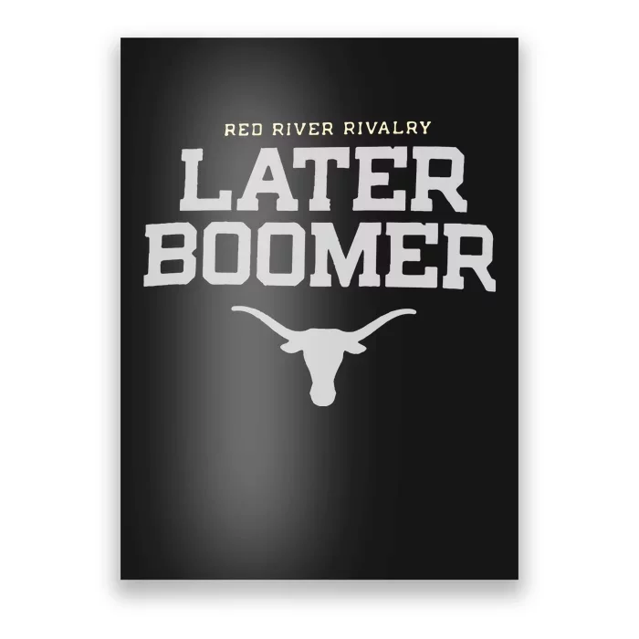 Texas Champion Red River Rivalry Slogan Poster