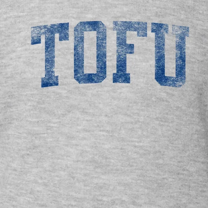 Tofu College – Retro Soy Boy Funny Vegan Toddler Sweatshirt