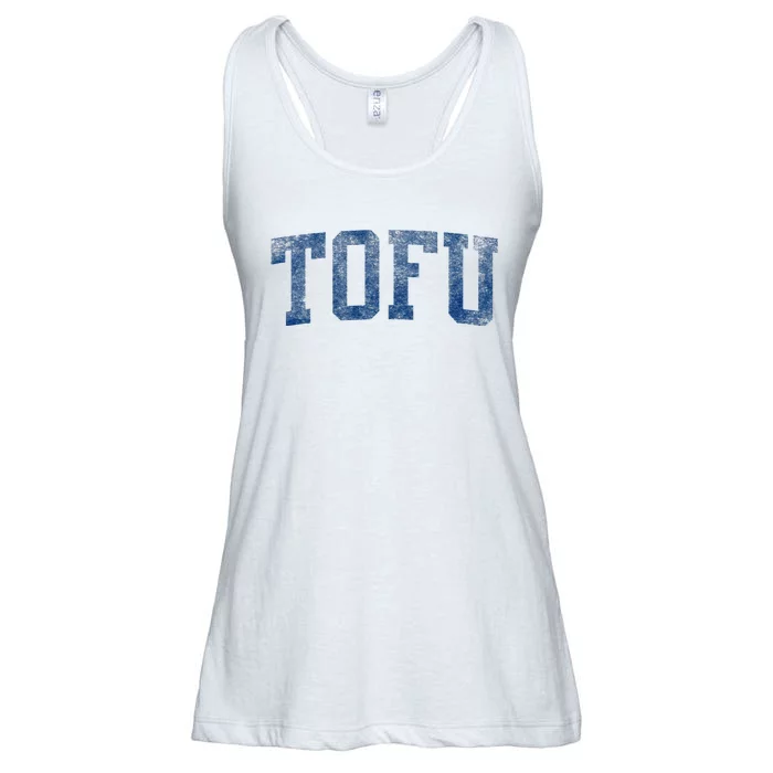 Tofu College – Retro Soy Boy Funny Vegan Ladies Essential Flowy Tank