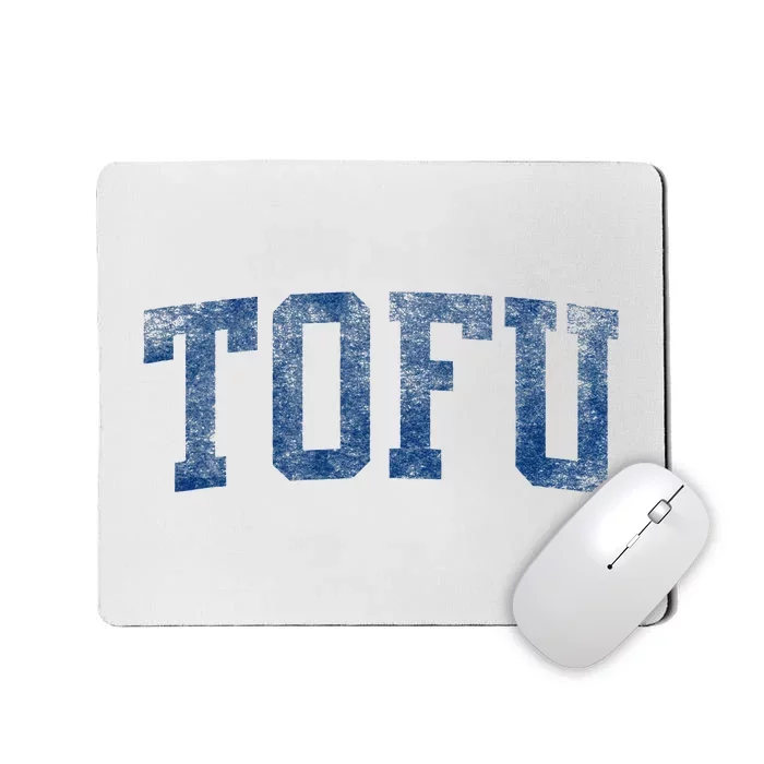 Tofu College – Retro Soy Boy Funny Vegan Mousepad