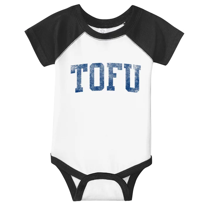 Tofu College – Retro Soy Boy Funny Vegan Infant Baby Jersey Bodysuit