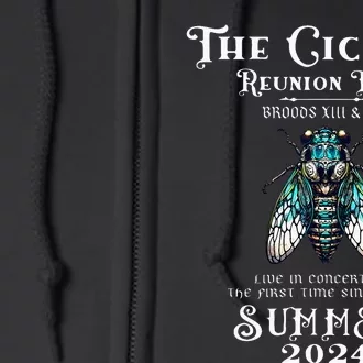 The Cicada Reunion U.S 2024 Cicada Concert Full Zip Hoodie