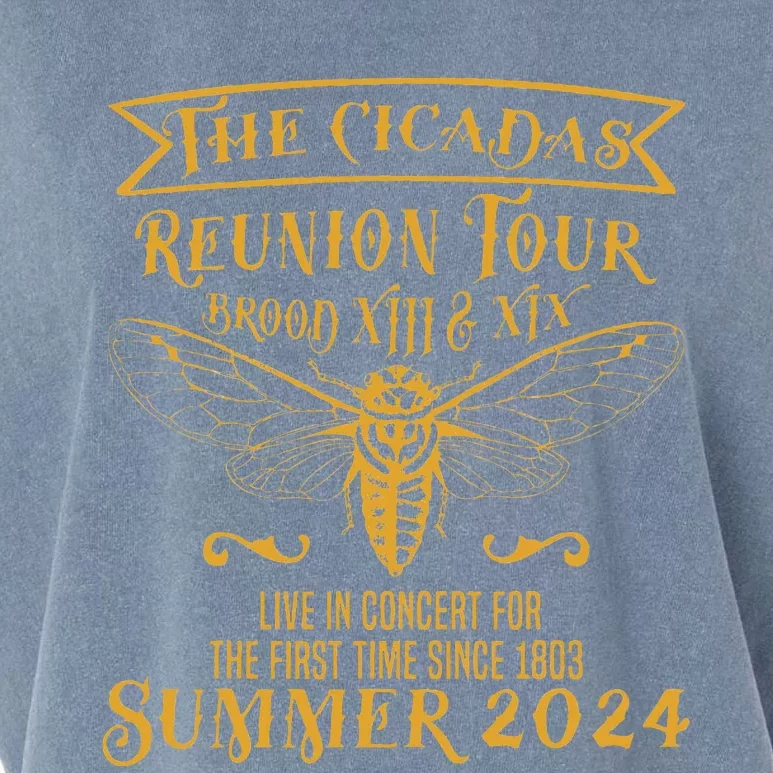 The Cicada Reunion 2024 Brood Xiii Xix Garment-Dyed Women's Muscle Tee