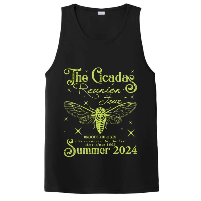 The Cicadas Reunion Summer 2024 Cicada Nature Lover Performance Tank