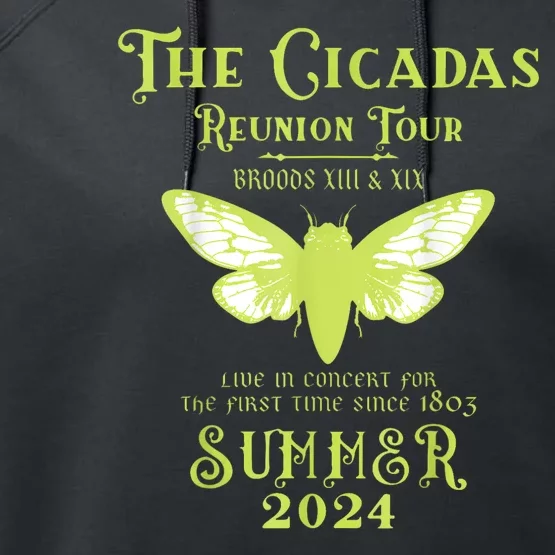 The Cicada Reunion U.S 2024 Cicada Concert Performance Fleece Hoodie