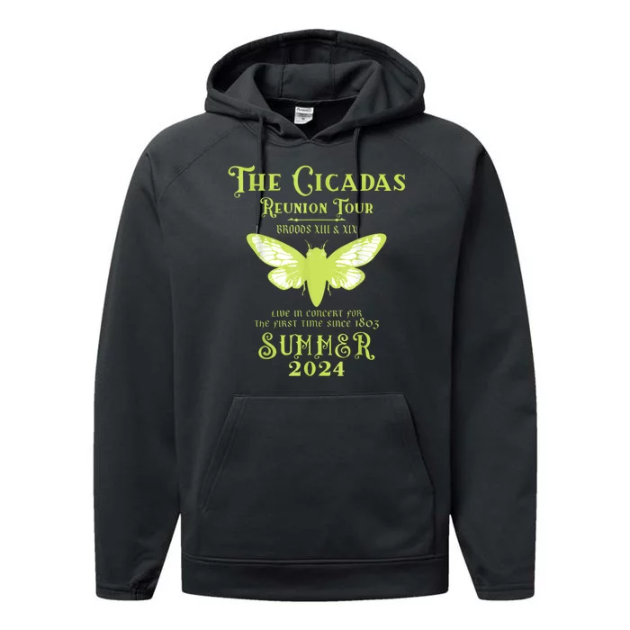 The Cicada Reunion U.S 2024 Cicada Concert Performance Fleece Hoodie