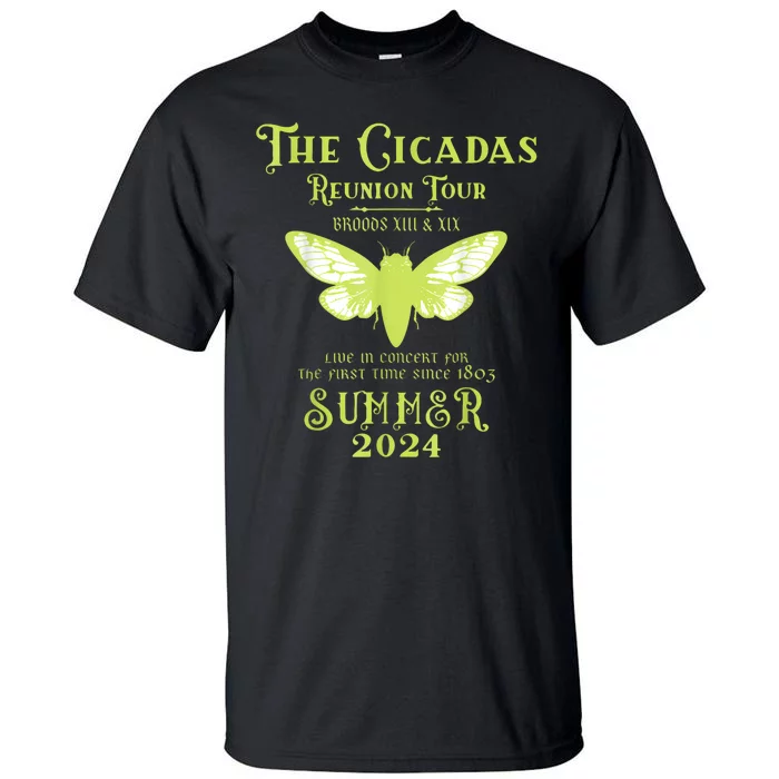 The Cicada Reunion U.S 2024 Cicada Concert Tall T-Shirt