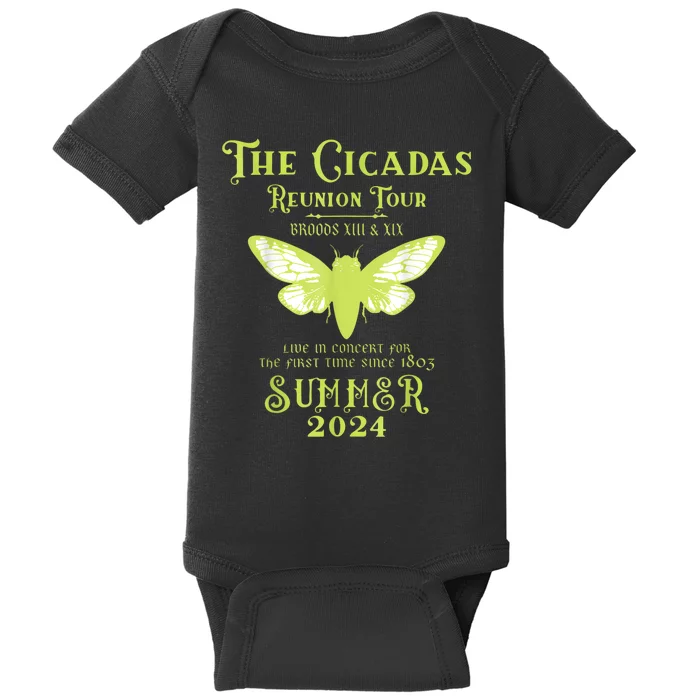 The Cicada Reunion U.S 2024 Cicada Concert Baby Bodysuit